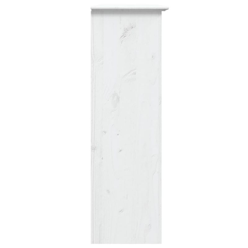 Casa si Gradina - Mobilier - Comode si corpuri - Comode - Dulap cu usi din sticla „BODO”, alb, lemn masiv de pin - Infinity.ro