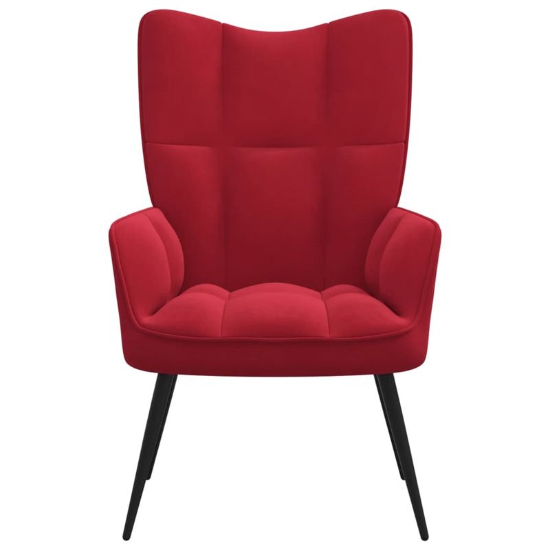 Casa si Gradina - Mobilier - Scaune si fotolii - Fotolii - Fotoliu de relaxare, rosu vin, catifea - Infinity.ro