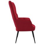 Casa si Gradina - Mobilier - Scaune si fotolii - Fotolii - Fotoliu de relaxare, rosu vin, catifea - Infinity.ro