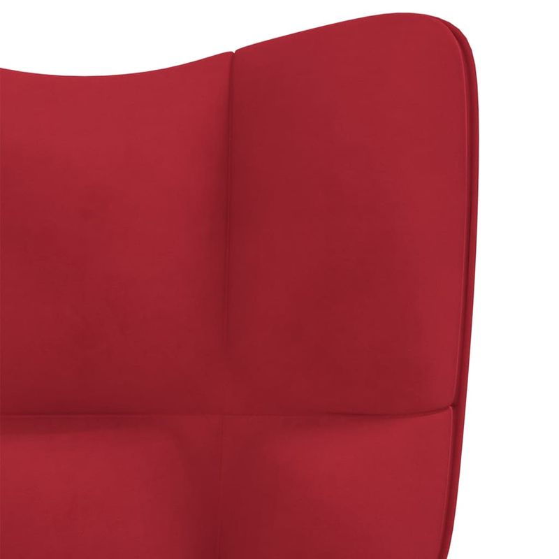 Casa si Gradina - Mobilier - Scaune si fotolii - Fotolii - Fotoliu de relaxare, rosu vin, catifea - Infinity.ro