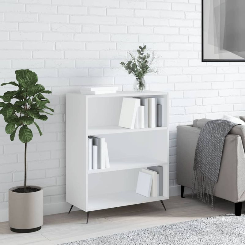 Casa si Gradina - Mobilier - Biblioteci si rafturi - Biblioteci - Biblioteca, alba, 69,5x32,5x90 cm, lemn compozit - Infinity.ro