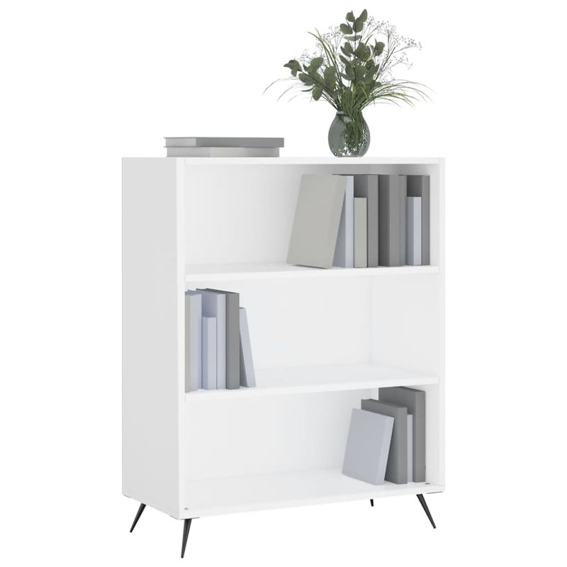 Casa si Gradina - Mobilier - Biblioteci si rafturi - Biblioteci - Biblioteca, alba, 69,5x32,5x90 cm, lemn compozit - Infinity.ro