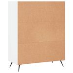 Casa si Gradina - Mobilier - Biblioteci si rafturi - Biblioteci - Biblioteca, alba, 69,5x32,5x90 cm, lemn compozit - Infinity.ro