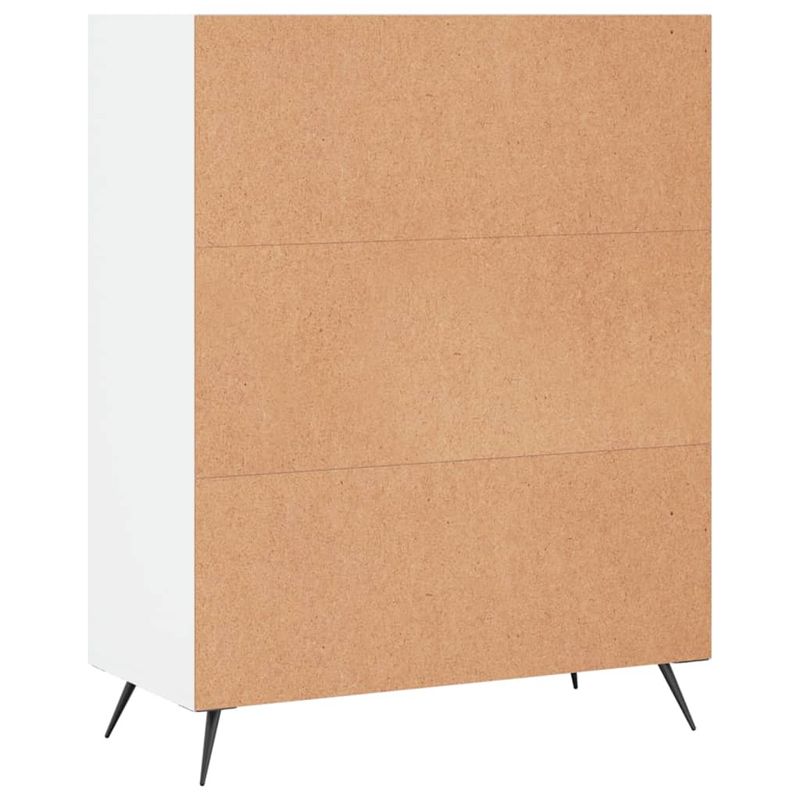 Casa si Gradina - Mobilier - Biblioteci si rafturi - Biblioteci - Biblioteca, alba, 69,5x32,5x90 cm, lemn compozit - Infinity.ro