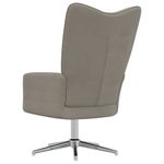 Casa si Gradina - Mobilier - Scaune si fotolii - Fotolii - Fotoliu de relaxare, gri deschis, catifea - Infinity.ro