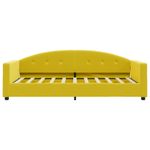 Casa si Gradina - Mobilier - Paturi si accesorii - Paturi - Pat de zi, galben, 80x200 cm, catifea - Infinity.ro
