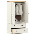 Casa si Gradina - Mobilier - Dulapuri si sifoniere - Dulapuri - Dulap VIGO, alb, 90x55x176 cm, lemn masiv de pin - Infinity.ro