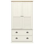 Casa si Gradina - Mobilier - Dulapuri si sifoniere - Dulapuri - Dulap VIGO, alb, 90x55x176 cm, lemn masiv de pin - Infinity.ro