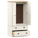 Casa si Gradina - Mobilier - Dulapuri si sifoniere - Dulapuri - Dulap VIGO, alb, 90x55x176 cm, lemn masiv de pin - Infinity.ro