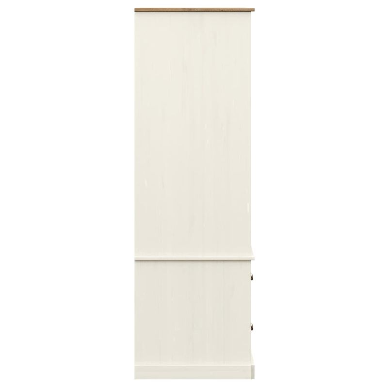 Casa si Gradina - Mobilier - Dulapuri si sifoniere - Dulapuri - Dulap VIGO, alb, 90x55x176 cm, lemn masiv de pin - Infinity.ro