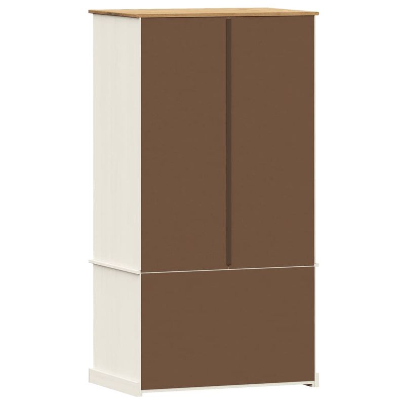 Casa si Gradina - Mobilier - Dulapuri si sifoniere - Dulapuri - Dulap VIGO, alb, 90x55x176 cm, lemn masiv de pin - Infinity.ro