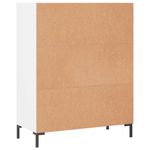 Casa si Gradina - Mobilier - Biblioteci si rafturi - Biblioteci - Biblioteca, alba, 69,5x32,5x90 cm, lemn compozit - Infinity.ro
