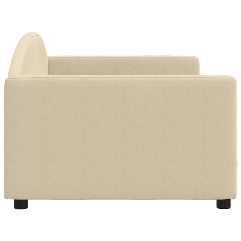 Casa si Gradina - Mobilier - Paturi si accesorii - Paturi - Pat de zi, crem, 90x200 cm, material textil - Infinity.ro