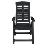 Casa si Gradina - Gradina si terasa - Mobilier exterior - Seturi mobila gradina - Set mobilier de exterior, 11 piese, antracit, plastic - Infinity.ro