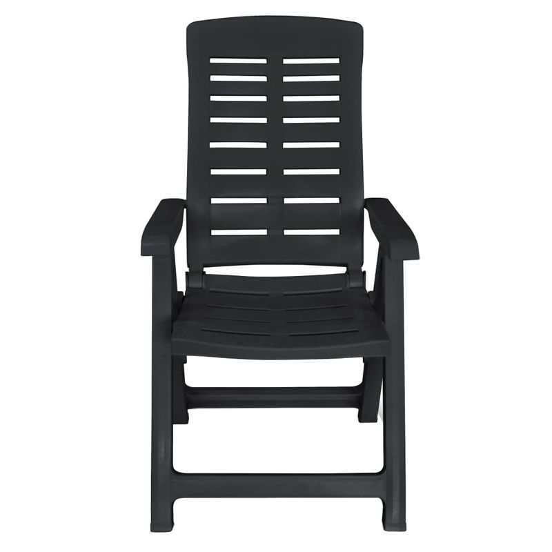 Casa si Gradina - Gradina si terasa - Mobilier exterior - Seturi mobila gradina - Set mobilier de exterior, 11 piese, antracit, plastic - Infinity.ro