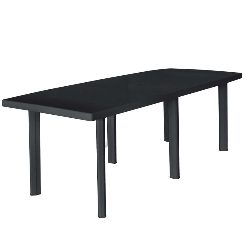 Casa si Gradina - Gradina si terasa - Mobilier exterior - Seturi mobila gradina - Set mobilier de exterior, 11 piese, antracit, plastic - Infinity.ro