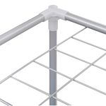 Market - Spalare si intretinere rufe - Uscatoare de rufe si accesorii - Cosuri sortare rufe 2 sectiuni 2 buc. raft superior de uscare - Infinity.ro