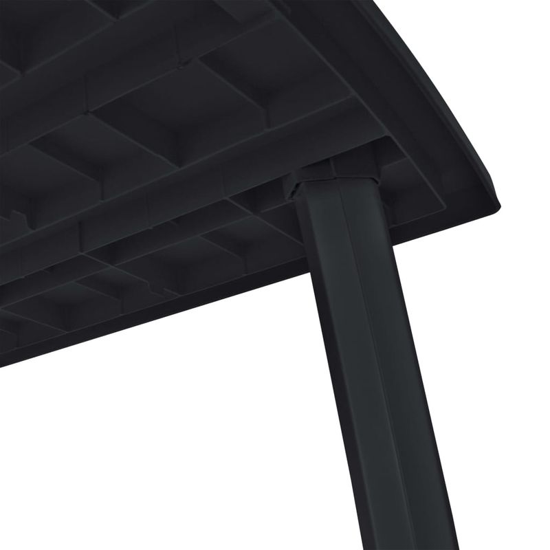Casa si Gradina - Gradina si terasa - Mobilier exterior - Seturi mobila gradina - Set mobilier de exterior, 11 piese, antracit, plastic - Infinity.ro