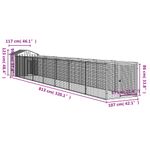 Petshop - Accesorii petshop - Culcusuri si custi - Custi interior si exterior - Cusca caine cu acoperis antracit 117x813x123 cm otel galvanizat - Infinity.ro