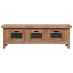 Casa si Gradina - Mobilier - Comode si corpuri - Comode - Comoda TV cu 3 sertare, 120 x 30 x 40 cm, lemn masiv de mahon - Infinity.ro