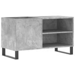 Casa si Gradina - Mobilier - Dulapuri si sifoniere - Dulapuri - Dulap de discuri, gri beton, 85x38x48 cm, lemn prelucrat - Infinity.ro