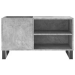 Casa si Gradina - Mobilier - Dulapuri si sifoniere - Dulapuri - Dulap de discuri, gri beton, 85x38x48 cm, lemn prelucrat - Infinity.ro
