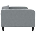 Casa si Gradina - Mobilier - Paturi si accesorii - Paturi - Cadru de pat, gri deschis, 100 x 200 cm, material textil - Infinity.ro