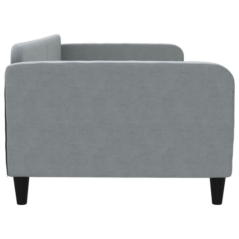Casa si Gradina - Mobilier - Paturi si accesorii - Paturi - Cadru de pat, gri deschis, 100 x 200 cm, material textil - Infinity.ro