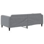 Casa si Gradina - Mobilier - Paturi si accesorii - Paturi - Cadru de pat, gri deschis, 100 x 200 cm, material textil - Infinity.ro