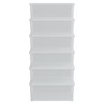 Casa si Gradina - Mobilier - Organizare si depozitare - Cutii depozitare - Cutii de depozitare din plastic, 6 buc., 10 L, stivuibile - Infinity.ro