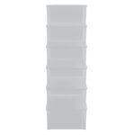 Casa si Gradina - Mobilier - Organizare si depozitare - Cutii depozitare - Cutii de depozitare din plastic, 6 buc., 10 L, stivuibile - Infinity.ro