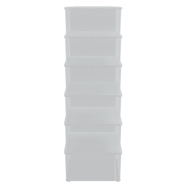 Casa si Gradina - Mobilier - Organizare si depozitare - Cutii depozitare - Cutii de depozitare din plastic, 6 buc., 10 L, stivuibile - Infinity.ro
