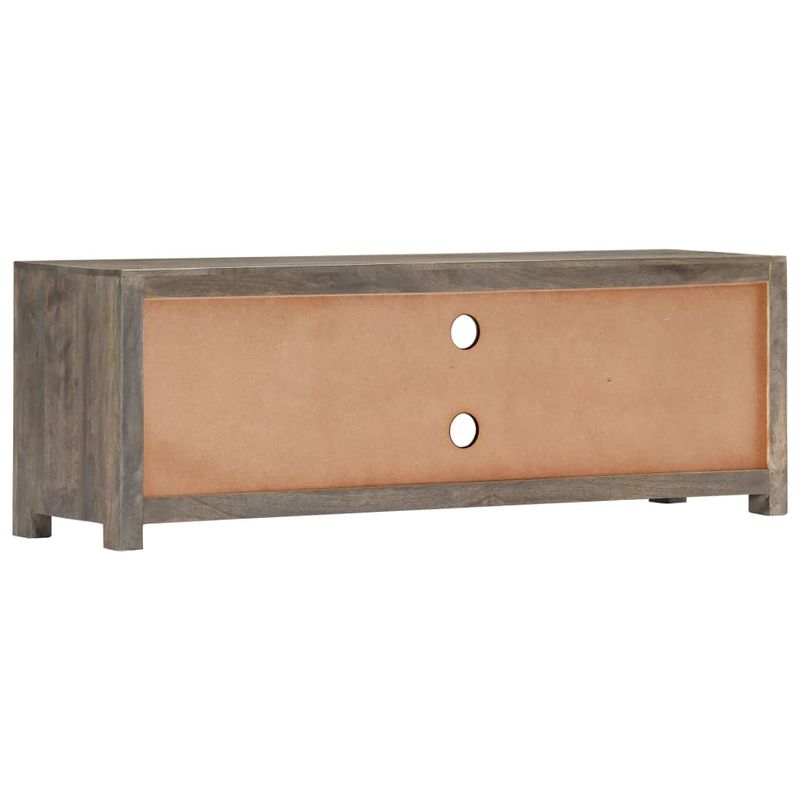 Casa si Gradina - Mobilier - Comode si corpuri - Comode - Comoda TV, gri, 120 x 30 x 40 cm, lemn masiv de mango - Infinity.ro