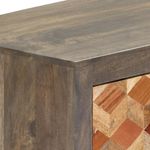 Casa si Gradina - Mobilier - Comode si corpuri - Comode - Comoda TV, gri, 120 x 30 x 40 cm, lemn masiv de mango - Infinity.ro