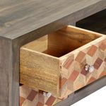 Casa si Gradina - Mobilier - Comode si corpuri - Comode - Comoda TV, gri, 120 x 30 x 40 cm, lemn masiv de mango - Infinity.ro