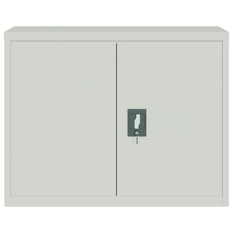 Casa si Gradina - Constructii - Depozitare, transport si protectie - Rafturi, fisete si vestiare - Fiset, gri deschis, 90x40x110 cm, otel - Infinity.ro