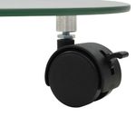 Casa si Gradina - Gradinarit si plante - Plante si ghivece - Ghivece si suporturi - Suport cu role de plante 4 buc. 28 cm sticla securizata rotund - Infinity.ro