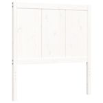 Casa si Gradina - Mobilier - Paturi si accesorii - Paturi - Cadru de pat cu tablie, alb, 90x200 cm, lemn masiv - Infinity.ro