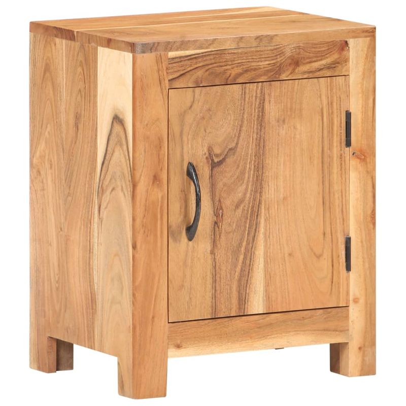 Casa si Gradina - Mobilier - Comode si corpuri - Noptiere - Noptiera, 40x30x50 cm, lemn masiv de acacia - Infinity.ro