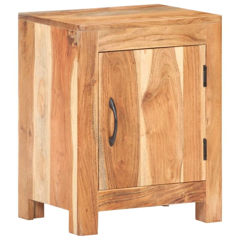 Casa si Gradina - Mobilier - Comode si corpuri - Noptiere - Noptiera, 40x30x50 cm, lemn masiv de acacia - Infinity.ro