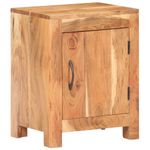 Casa si Gradina - Mobilier - Comode si corpuri - Noptiere - Noptiera, 40x30x50 cm, lemn masiv de acacia - Infinity.ro