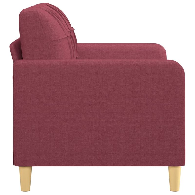 Casa si Gradina - Mobilier - Canapele si coltare - Canapele - Canapea cu 2 locuri, rosu vin, 120 cm, material textil - Infinity.ro