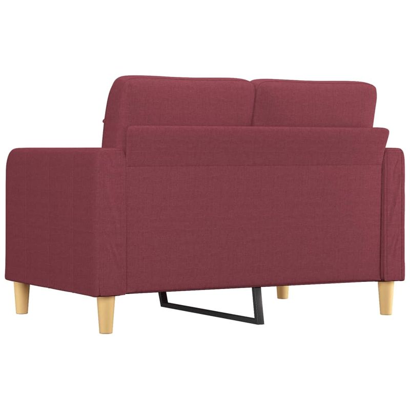 Casa si Gradina - Mobilier - Canapele si coltare - Canapele - Canapea cu 2 locuri, rosu vin, 120 cm, material textil - Infinity.ro