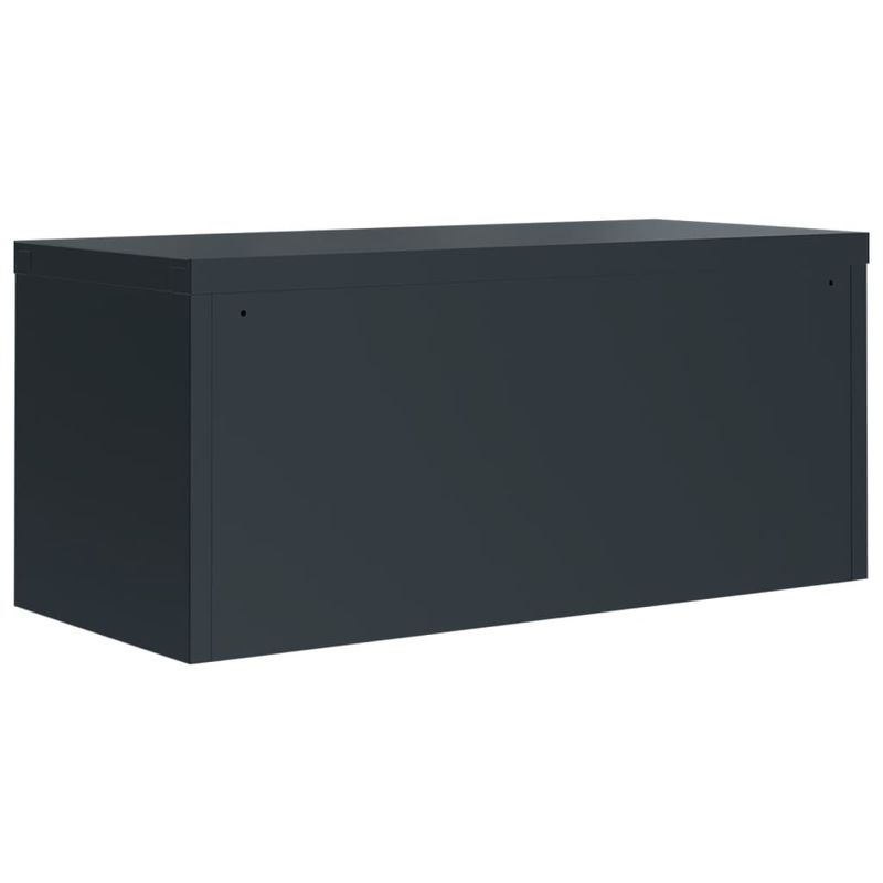 Casa si Gradina - Constructii - Depozitare, transport si protectie - Rafturi, fisete si vestiare - Fiset, antracit, 90x40x110 cm, otel - Infinity.ro