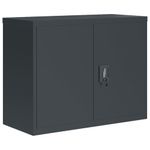 Casa si Gradina - Constructii - Depozitare, transport si protectie - Rafturi, fisete si vestiare - Fiset, antracit, 90x40x110 cm, otel - Infinity.ro