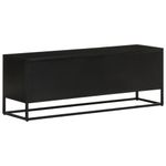 Casa si Gradina - Mobilier - Comode si corpuri - Comode - Comoda TV, 110x30x40 cm, lemn masiv de mango brut si fier - Infinity.ro
