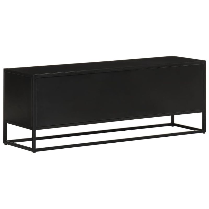 Casa si Gradina - Mobilier - Comode si corpuri - Comode - Comoda TV, 110x30x40 cm, lemn masiv de mango brut si fier - Infinity.ro