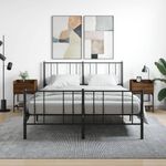Casa si Gradina - Mobilier - Comode si corpuri - Noptiere - Noptiere, 2 buc., stejar maro, 40,5x31x60 cm, lemn compozit - Infinity.ro