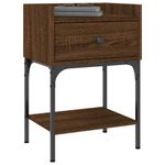 Casa si Gradina - Mobilier - Comode si corpuri - Noptiere - Noptiere, 2 buc., stejar maro, 40,5x31x60 cm, lemn compozit - Infinity.ro