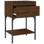 Casa si Gradina - Mobilier - Comode si corpuri - Noptiere - Noptiere, 2 buc., stejar maro, 40,5x31x60 cm, lemn compozit - Infinity.ro
